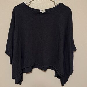 BKE Dark Gray Oversized Crew Neck Tee | Size L | Relaxed Casual Slouchy T-Shirt